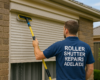 cleaning a roller shutter