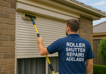 cleaning a roller shutter