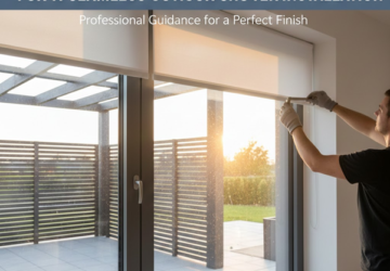 window roller blinds installation