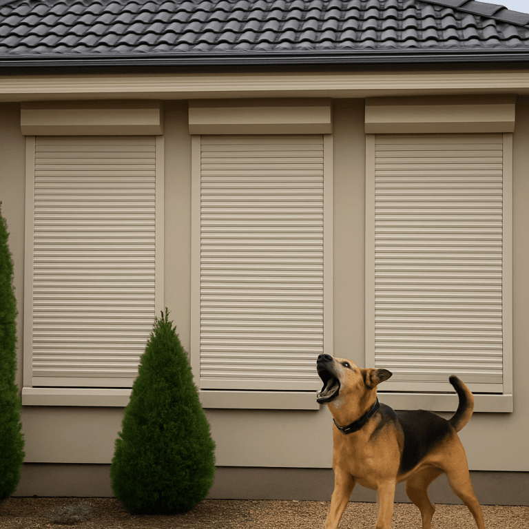 do roller shutters block noise