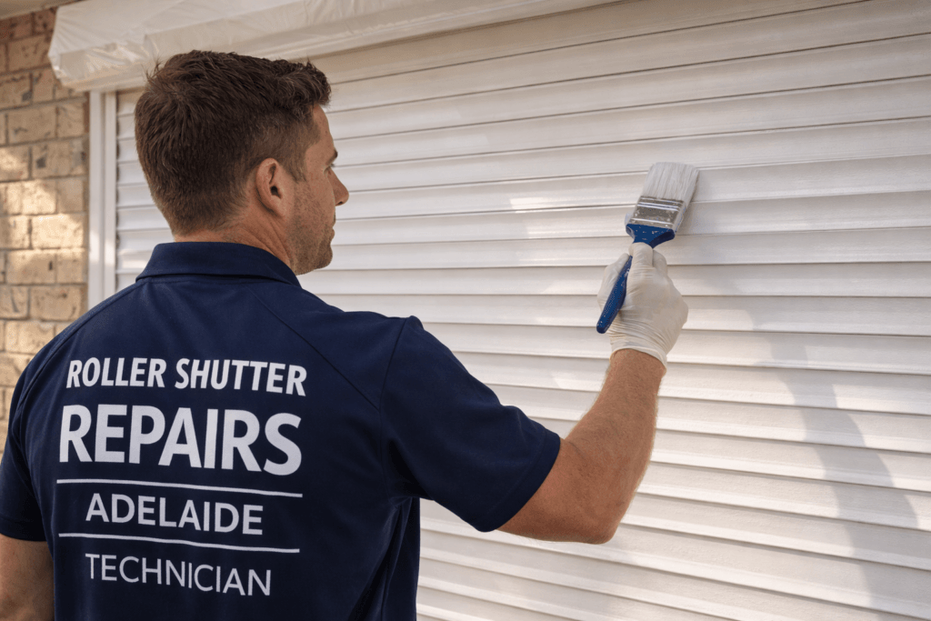 painting roller shutters