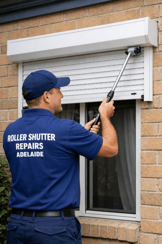 roller shutter manual overide