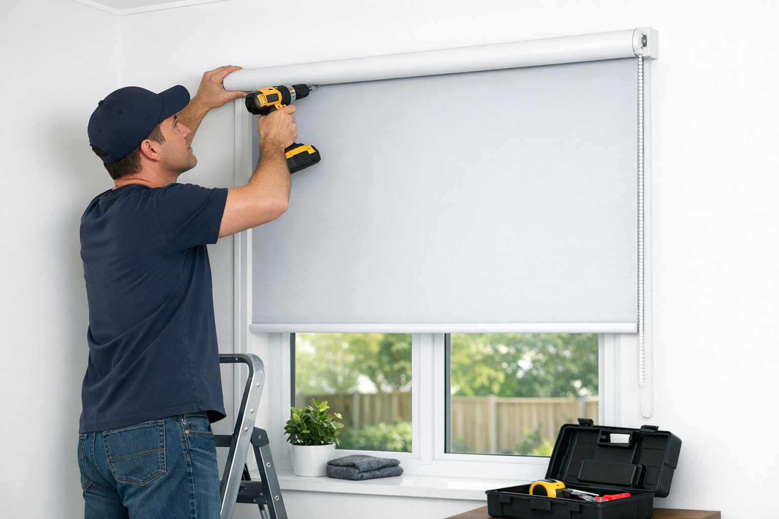 Window Roller Blinds Installation