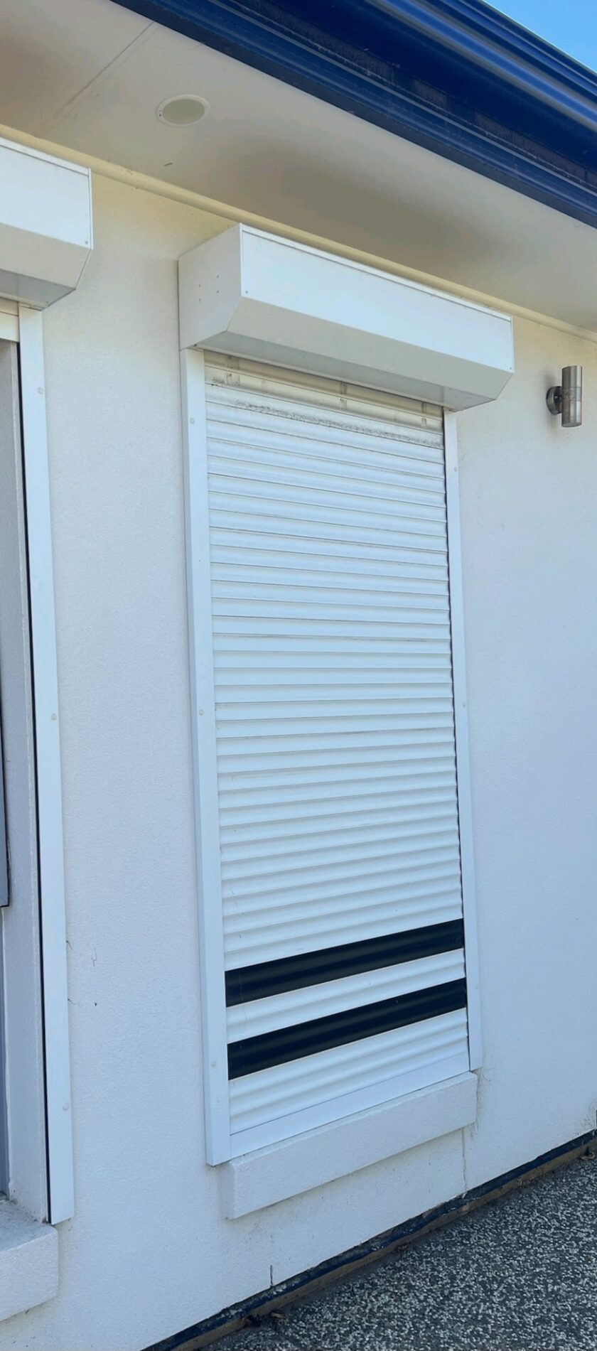 roller shutter installation