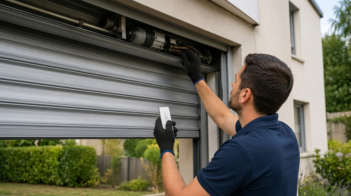 Technician for electric roller shutter